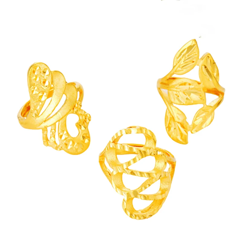 Fashion Multilayer Leaf Gold Women's Ring 3D Hard Gold Sandblasting Wedding Women's Ring Party New Noble Bride Ring
Fashion Multilayer Leaf Gold Women's Ring 3D Hard Gold Sandblasting Wedding Women's Ring Party New Noble Bride Ring