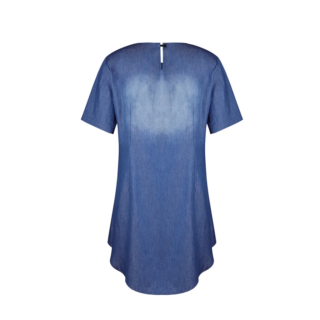 40# Denim Dress Women Plus Size Casual Loose Jeans Mini Dress Short Sleeve Vintage Dresses For Women 2021 Vestidos De Mujer
40# Denim Dress Women Plus Size Casual Loose Jeans Mini Dress Short Sleeve Vintage Dresses For Women 2021 Vestidos De Mujer