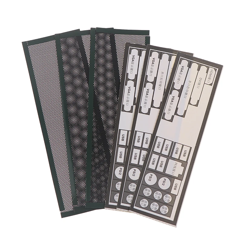 3Pcs High Quality PVC Dust Filter Universal DIY Shield Back Plate Mosquito Proof Filter For Computer Chassis I/O Easy to Cut
3Pcs High Quality PVC Dust Filter Universal DIY Shield Back Plate Mosquito Proof Filter For Computer Chassis I/O Easy to Cut