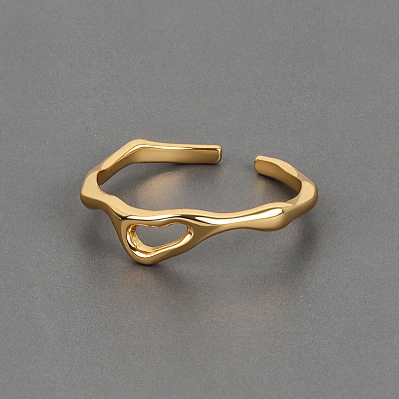 Korean Simple Shape Design Irregular Smooth Texture Adjustable Ring Girls Small Gift Jewelry for Women 2021 Wholesale
Korean Simple Shape Design Irregular Smooth Texture Adjustable Ring Girls Small Gift Jewelry for Women 2021 Wholesale