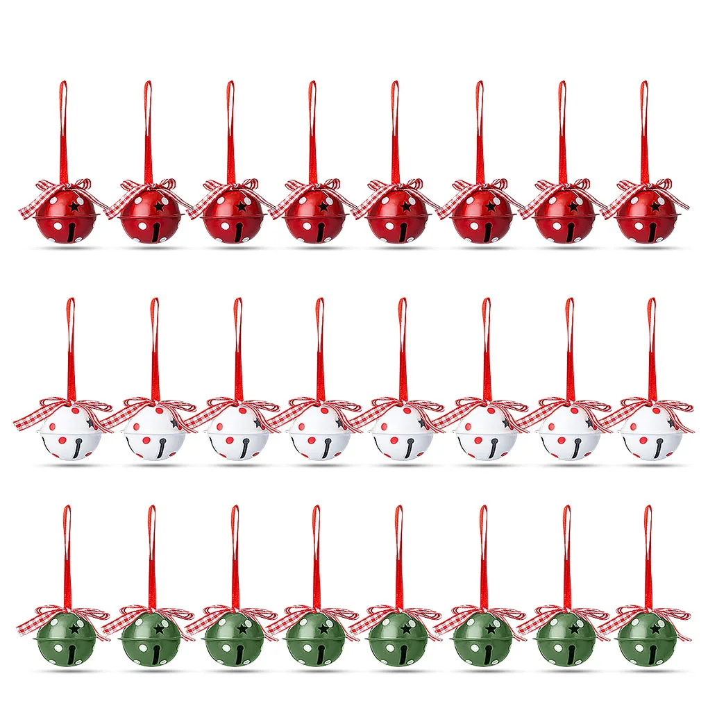 24 Pieces Christmas Bells Ornaments Kit Metal Iron Hanging Pendants Xmas Bells Decorations Crafts Gift Set For Indoor Outdoor
24 Pieces Christmas Bells Ornaments Kit Metal Iron Hanging Pendants Xmas Bells Decorations Crafts Gift Set For Indoor Outdoor