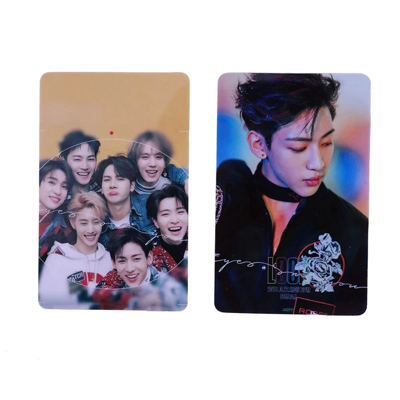 10pcs/set GOT7 New Album Eyes on you Photo Version For Student Card Bus PVC Crystal Card Stickers
10pcs/set GOT7 New Album Eyes on you Photo Version For Student Card Bus PVC Crystal Card Stickers