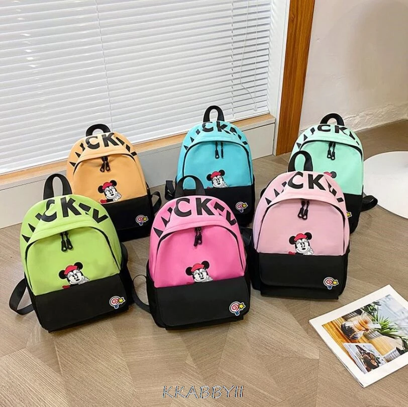 Disney Mickey Mouse Minnie Cartoon Cute School Bag Backpack Travel Baby Girl | Багаж и сумки