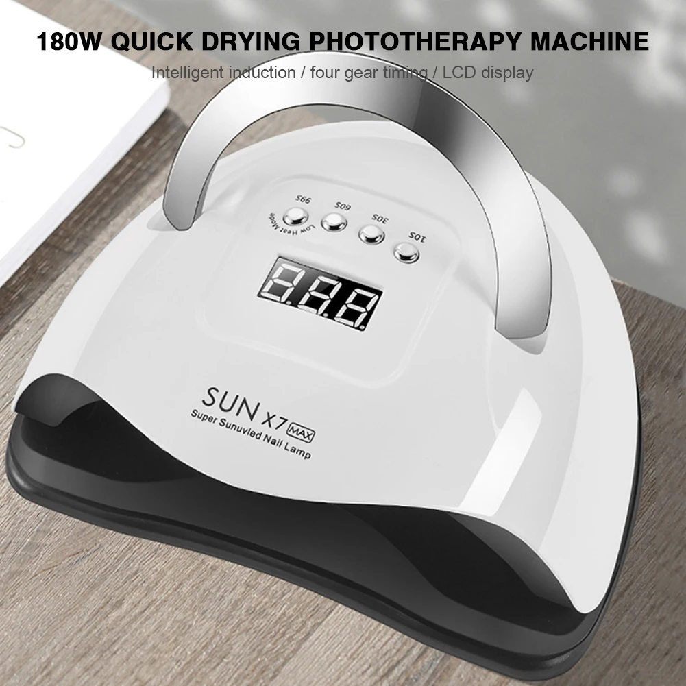 УФ-лампа для сушки ногтей с автоматическим датчиком, маникюрный аппарат с 57 светодисветодиодный и 4 таймерами, 88 Вт
УФ-лампа для сушки ногтей с автоматическим датчиком, маникюрный аппарат с 57 светодисветодиодный и 4 таймерами, 88 Вт