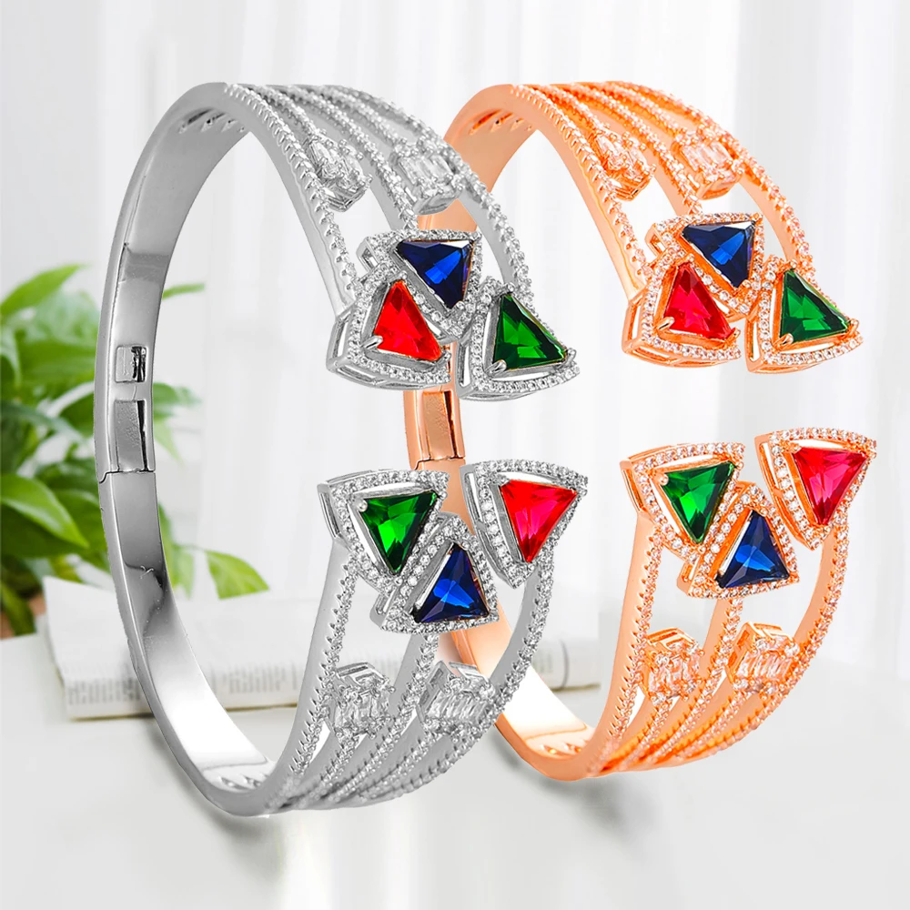 Personality Fine Trendy Shiny Bangle Women triangle CZ bracelet Top Quality Best Super Gift for Friends Lover unexpect surprise
Personality Fine Trendy Shiny Bangle Women triangle CZ bracelet Top Quality Best Super Gift for Friends Lover unexpect surprise