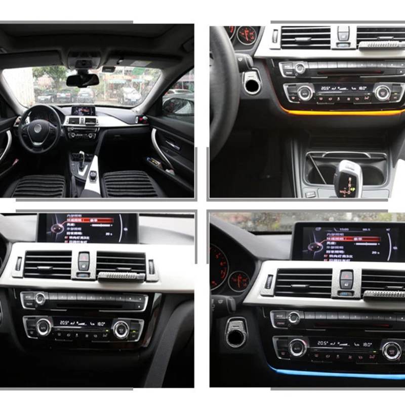 Interior Car Glowing Neon Blue Orange Lights Console Panel for F30 F32 F34 3/4 Series Atmosphere Lights Easy Install
Interior Car Glowing Neon Blue Orange Lights Console Panel for F30 F32 F34 3/4 Series Atmosphere Lights Easy Install