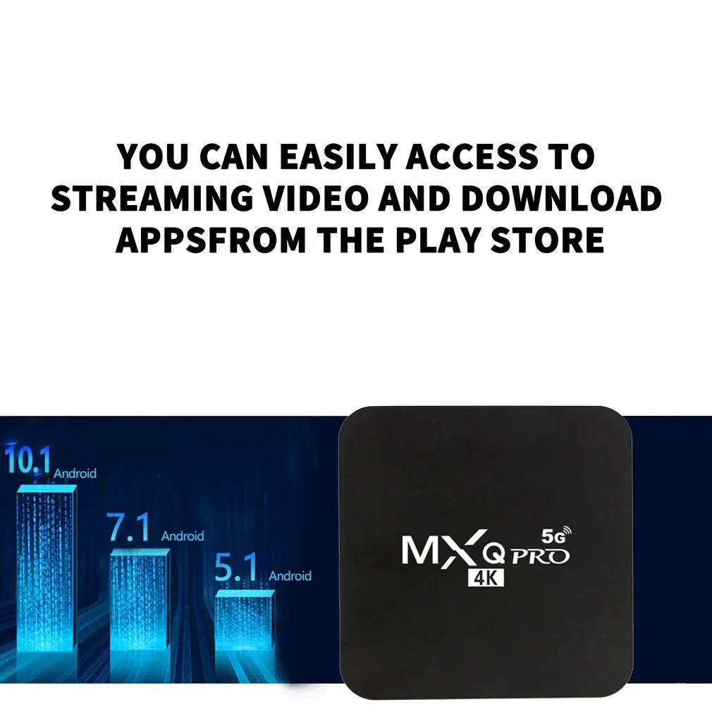 MXQPRO5G 4K Network Player Set-top Box Home Remote Control Box Smart Media Player TV Box RK3229-5G Version Support WIFI Android
MXQPRO5G 4K Network Player Set-top Box Home Remote Control Box Smart Media Player TV Box RK3229-5G Version Support WIFI Android