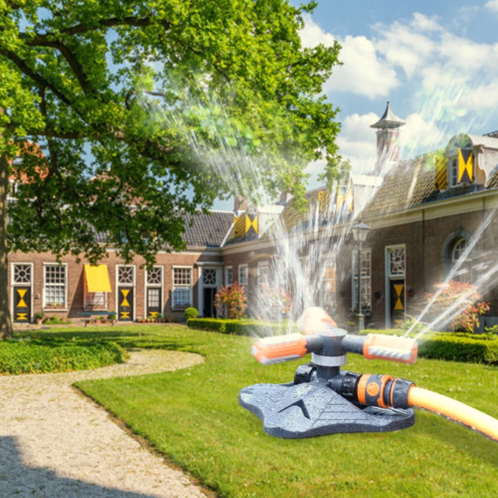 360 Degree Automatic Garden Sprinklers Watering Grass Lawn Rotary Nozzle Rotating Water Sprinkler System Garden Supplies
360 Degree Automatic Garden Sprinklers Watering Grass Lawn Rotary Nozzle Rotating Water Sprinkler System Garden Supplies