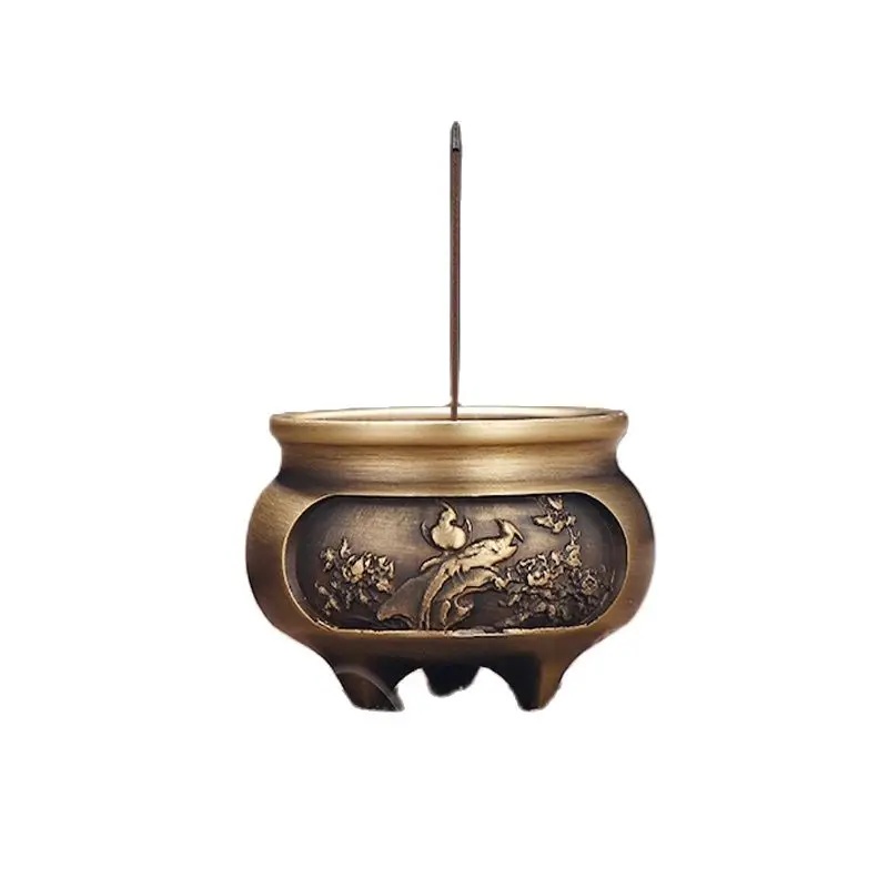 Pocket Mini Incense Burner Pure Copper Household Indoor Sandalwood Incense Burner Aroma Diffuser Decoration Office Crafts
Pocket Mini Incense Burner Pure Copper Household Indoor Sandalwood Incense Burner Aroma Diffuser Decoration Office Crafts