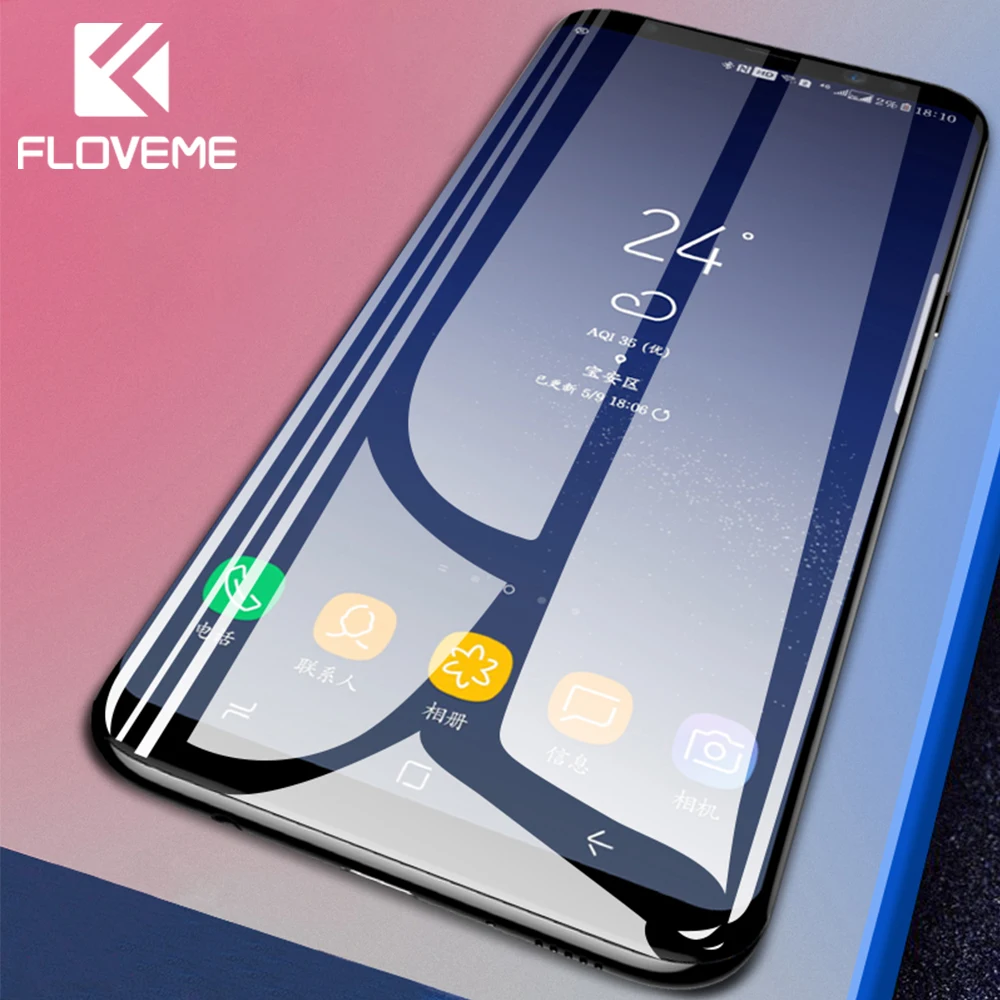 Защитная пленка FLOVEME для Samsung Galaxy S10e S10 S8 S9 Plus полностью изогнутая мягкая защитная