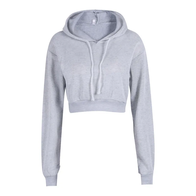 Women Girls Plain Hangover Crop Top Hooded Full Hoodie Sweatshirt Long Sleeve Sports Wear
Women Girls Plain Hangover Crop Top Hooded Full Hoodie Sweatshirt Long Sleeve Sports Wear