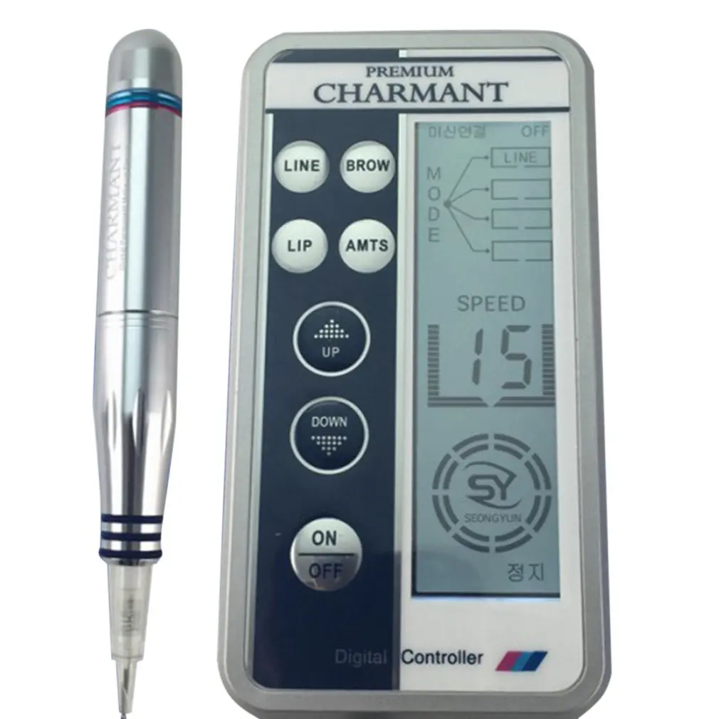 Корейская профессиональная машинка для татуажа бровей Charmant, ручка для MTS, полуперманентный макияж, микроблейдинг, лайнер, растушевка
Корейская профессиональная машинка для татуажа бровей Charmant, ручка для MTS, полуперманентный макияж, микроблейдинг, лайнер, растушевка