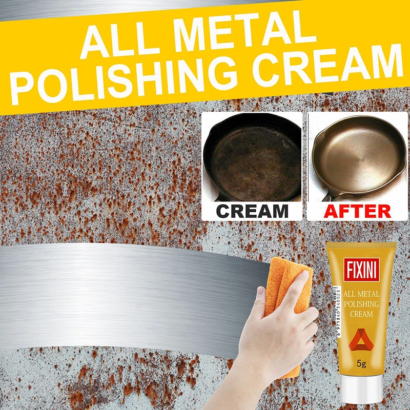 FIXINI All Metal Polish Cream 5g Rust Remover Plant Essence Extract Super Safe Cream Cleaning Tool TN99
FIXINI All Metal Polish Cream 5g Rust Remover Plant Essence Extract Super Safe Cream Cleaning Tool TN99