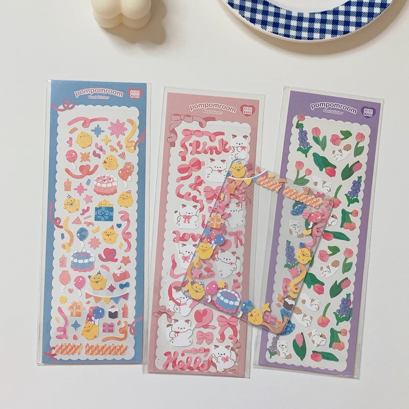 Cute Ribbon Flower Cat Decorative Stickers DIY Hand Account Planner Scrapbooking Album Diary Collage Stationery Sticker 
Cute Ribbon Flower Cat Decorative Stickers DIY Hand Account Planner Scrapbooking Album Diary Collage Stationery Sticker