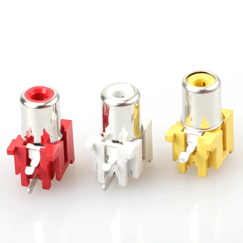 20/50 pcs RCA single hole socket AV audio and video socket LCD TV AV3 hole yellow white and red 15MM lotus head socket
20/50 pcs RCA single hole socket AV audio and video socket LCD TV AV3 hole yellow white and red 15MM lotus head socket