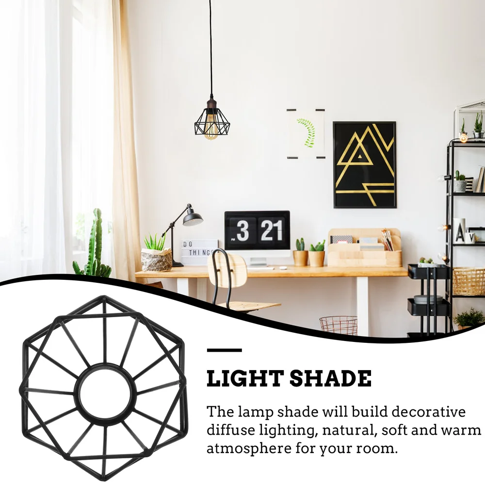 Hollow-out Iron Diamond Shape Lamp Shade Retro Light Shade Chandelier Cover
Hollow-out Iron Diamond Shape Lamp Shade Retro Light Shade Chandelier Cover