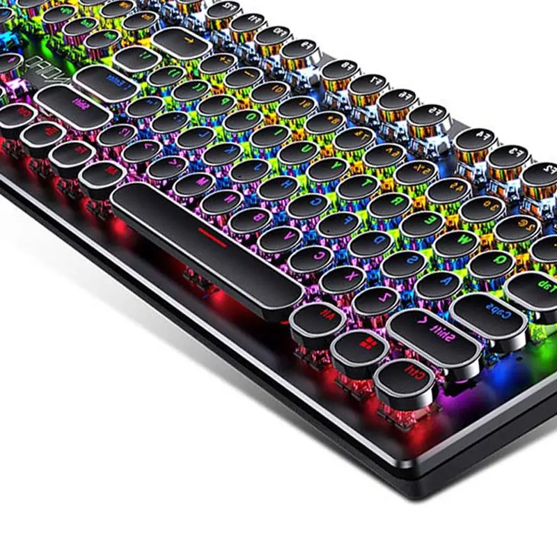 104 Key Gaming Mechanical Keyboard Game RGB Backlit Mechanical Keyboard For Game Laptop PC Gaming Mechanical Keyboards
104 Key Gaming Mechanical Keyboard Game RGB Backlit Mechanical Keyboard For Game Laptop PC Gaming Mechanical Keyboards