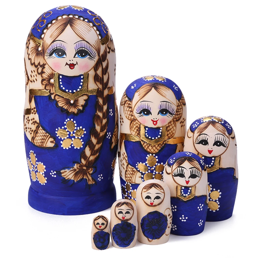 Russian Nesting Dolls Wooden Hand-painted Stacking Dolls Gift Boxes Handmade Painted Home Room Decoration for Children Gift
Russian Nesting Dolls Wooden Hand-painted Stacking Dolls Gift Boxes Handmade Painted Home Room Decoration for Children Gift