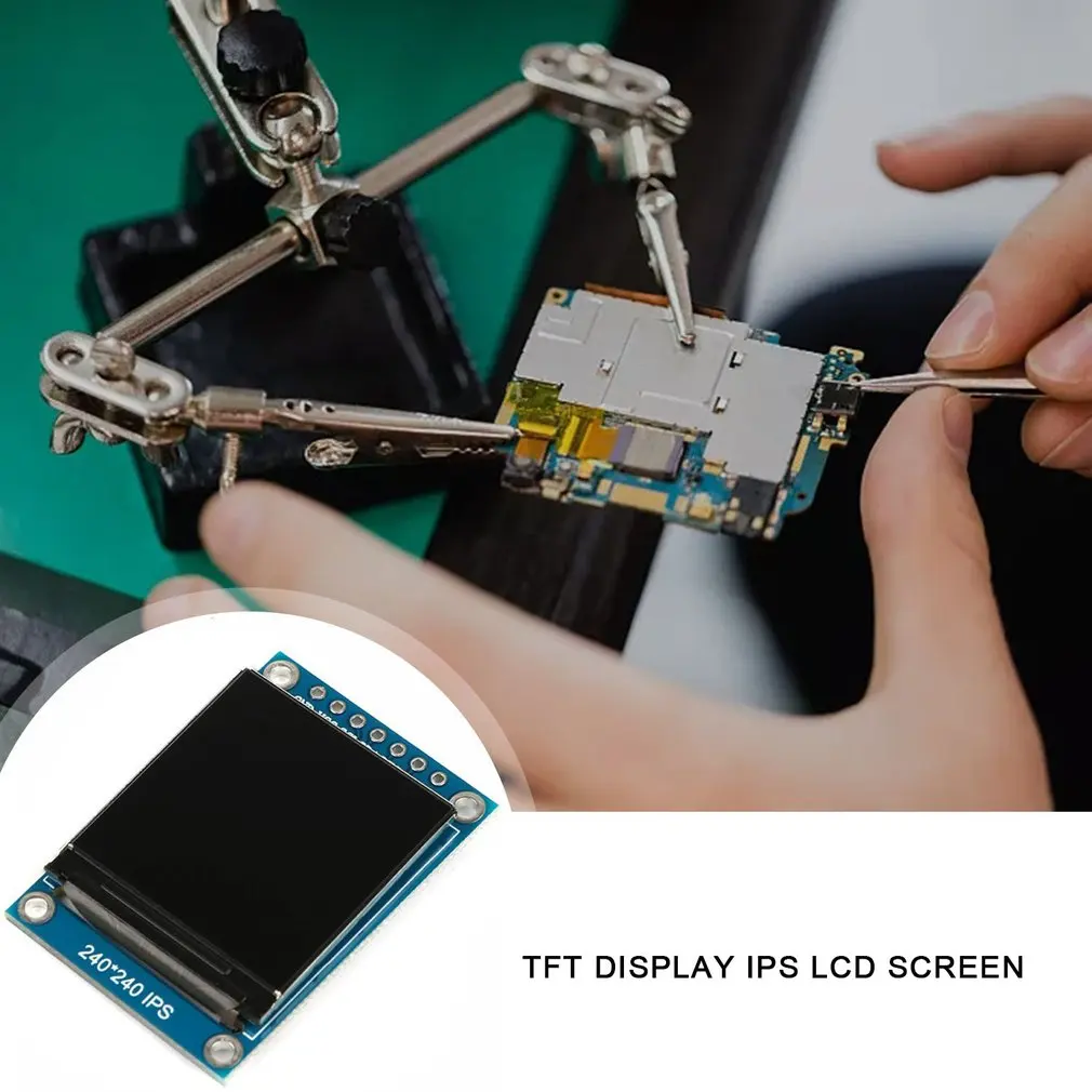 ST7789 привод LCD oled-дисплей IPS TFT IC SPI коммуникационное напряжение SPI интерфейс полноцветный DIY 240x240 3,3 V для Arduino
ST7789 привод LCD oled-дисплей IPS TFT IC SPI коммуникационное напряжение SPI интерфейс полноцветный DIY 240x240 3,3 V для Arduino