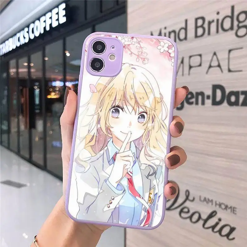 Your lie in April Phone Case Matte transparent For Purple iPhone 12 Mini 11 Pro XR XS Max 7 8 Plus X Back Cover
Your lie in April Phone Case Matte transparent For Purple iPhone 12 Mini 11 Pro XR XS Max 7 8 Plus X Back Cover