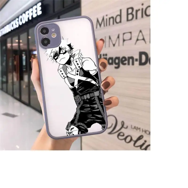 Anime My Hero Academia deku bakugou Boku no Phone Case Matte transparent For Gray iPhone 12 Mini 11 Pro XR XS Max 7 8 Plus X
Anime My Hero Academia deku bakugou Boku no Phone Case Matte transparent For Gray iPhone 12 Mini 11 Pro XR XS Max 7 8 Plus X