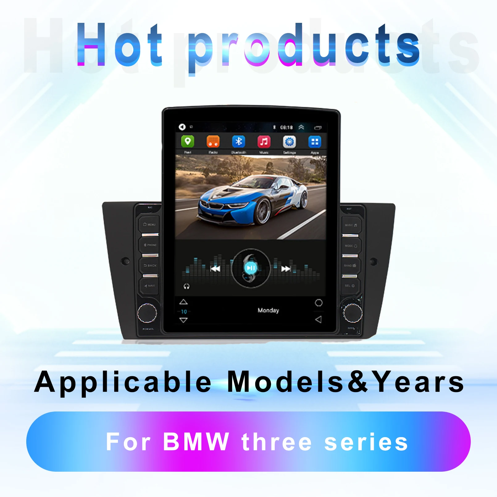 Автомобильный радиоприемник TQLC Android для BMW 320I 9,7 '', автомобильный с Bluetooth и навигацией, резервная камера, стерео, мультимедийный плеер
Автомобильный радиоприемник TQLC Android для BMW 320I 9,7 '', автомобильный с Bluetooth и навигацией, резервная камера, стерео, мультимедийный плеер