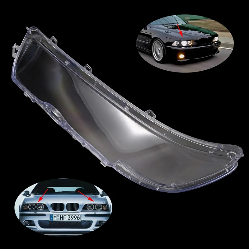 1pc/1 Pair Car Headlight Cover Shell for Bmw 5 Series E39 518 520 523 528 530 Auto Headlamp Light Glass Lens Cover Accessories
1pc/1 Pair Car Headlight Cover Shell for Bmw 5 Series E39 518 520 523 528 530 Auto Headlamp Light Glass Lens Cover Accessories