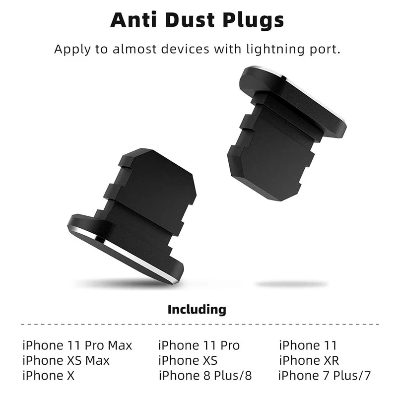 5pcs / Lot Aluminium Dust Plug Mobile Phone Accessories Charge Port for Iphone 5 5s 6 6s 7 Plus 8 X XS XR 11 Pro Max 12 Gadgets
5pcs / Lot Aluminium Dust Plug Mobile Phone Accessories Charge Port for Iphone 5 5s 6 6s 7 Plus 8 X XS XR 11 Pro Max 12 Gadgets