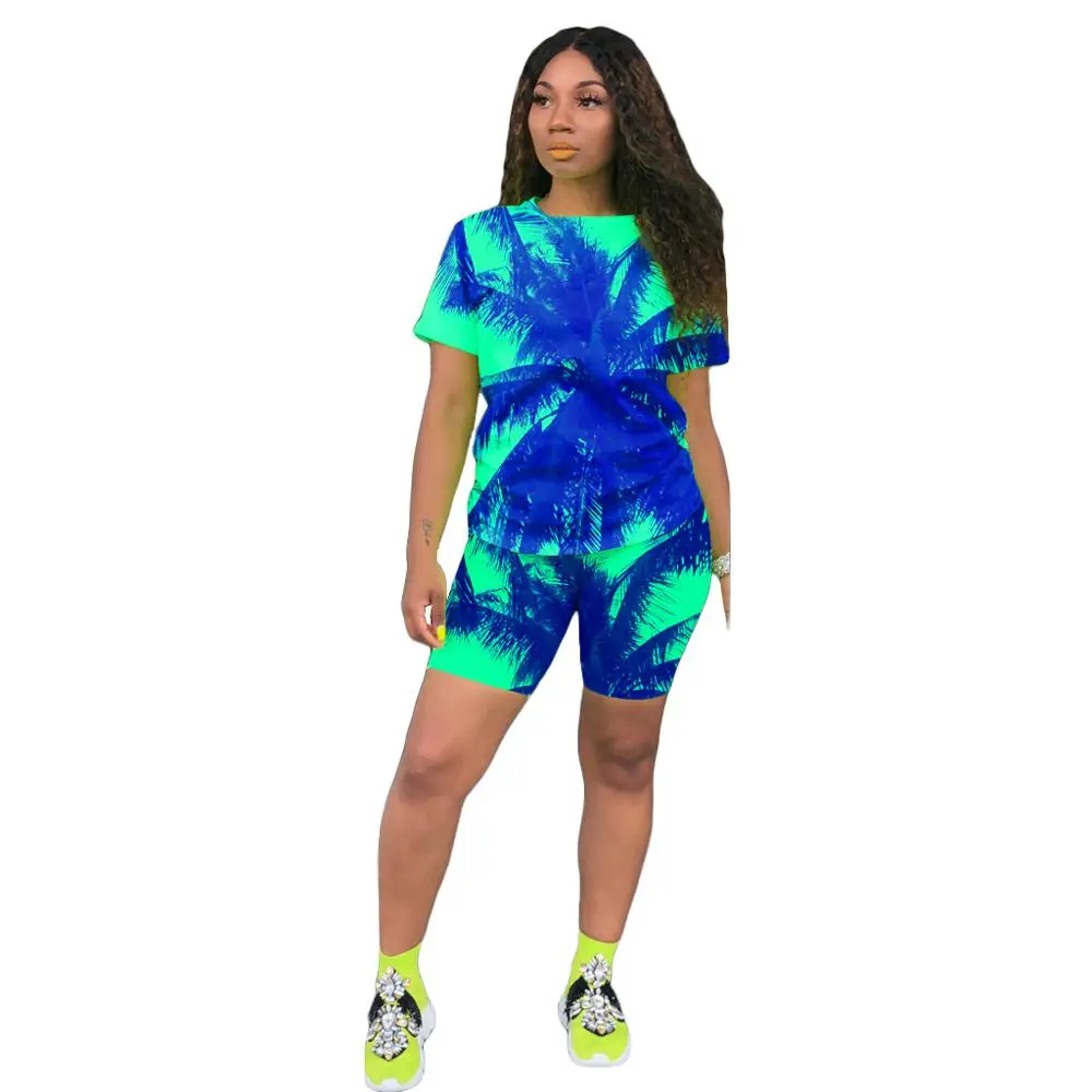 Two Piece Short Set for Women Sexy Tie Dye Top and Short Matching Set Women Two Piece Outfits Conjuntos De Verano Summer Clothes 
Two Piece Short Set for Women Sexy Tie Dye Top and Short Matching Set Women Two Piece Outfits Conjuntos De Verano Summer Clothes