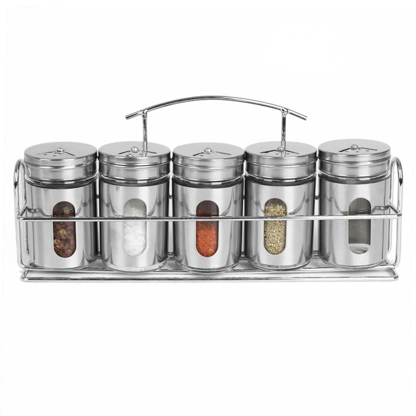 Stainless Steel Spice Jar Salt Spice Pepper Shaker Seasoning Can With Rotating Cover BBQ Spice Storage Bottle Kitchen Tool
Stainless Steel Spice Jar Salt Spice Pepper Shaker Seasoning Can With Rotating Cover BBQ Spice Storage Bottle Kitchen Tool