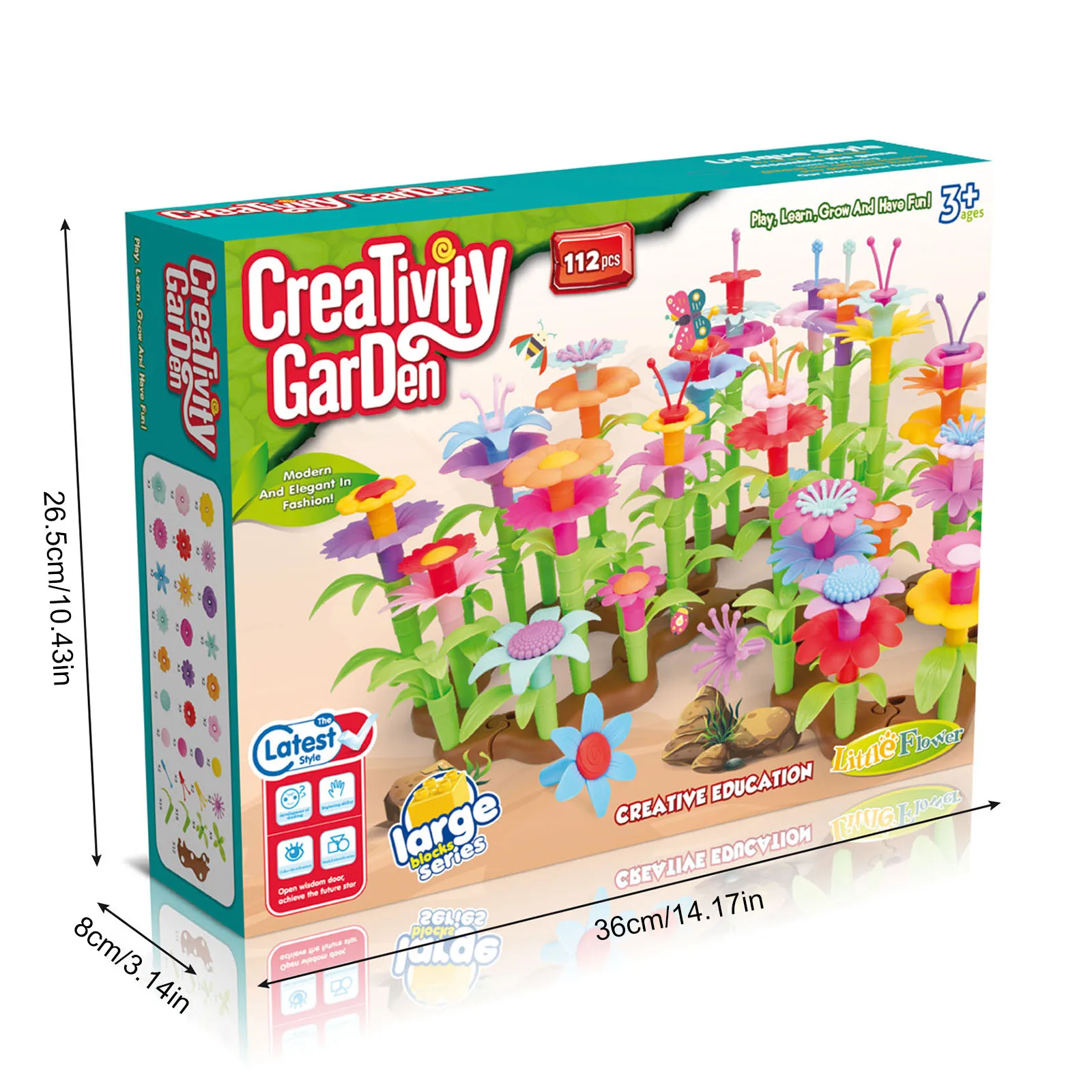 Flower Garden Building Toy for Kids Pretend Play Gardening Activity Playset for Girls and Boys - Flowers Stacking Gift
Flower Garden Building Toy for Kids Pretend Play Gardening Activity Playset for Girls and Boys - Flowers Stacking Gift