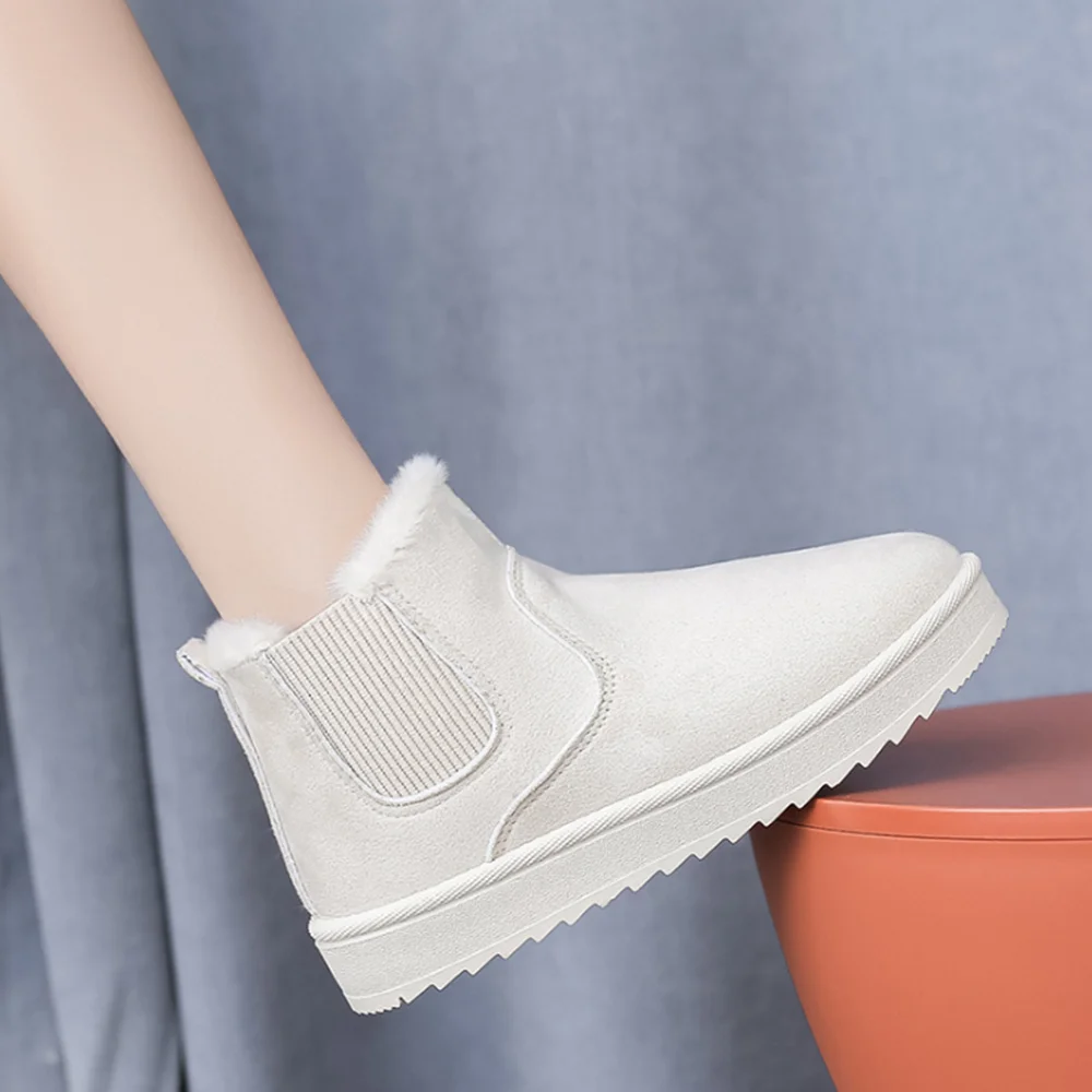 2021 Snow Boots Women Thick Velvet Winter Fashion Warmth Non-slip Flat Short Boots Woman Silp-on Casual Cotton Shoes Botas Mujer
2021 Snow Boots Women Thick Velvet Winter Fashion Warmth Non-slip Flat Short Boots Woman Silp-on Casual Cotton Shoes Botas Mujer