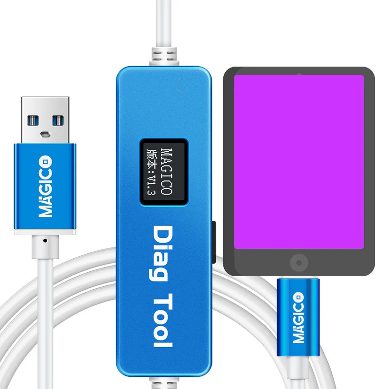 Для iPhone SE X для ipad Magico Diag DFU Tool Enter фиолетовый экран заменить чип жесткого диска