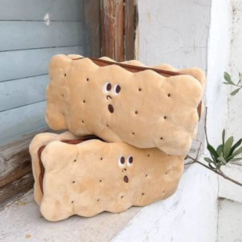 Creative Plush Biscuits Pencil Case Cute Pen Bag Pencil Box Stationery Pouch Kids Gift Office School Supplies
Creative Plush Biscuits Pencil Case Cute Pen Bag Pencil Box Stationery Pouch Kids Gift Office School Supplies