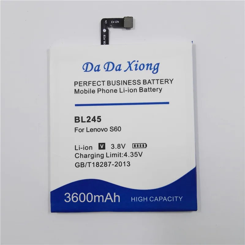 Аккумулятор BL245 3600 BL-245 мА · ч для Lenovo S60 S60T S60W | Мобильные телефоны и аксессуары