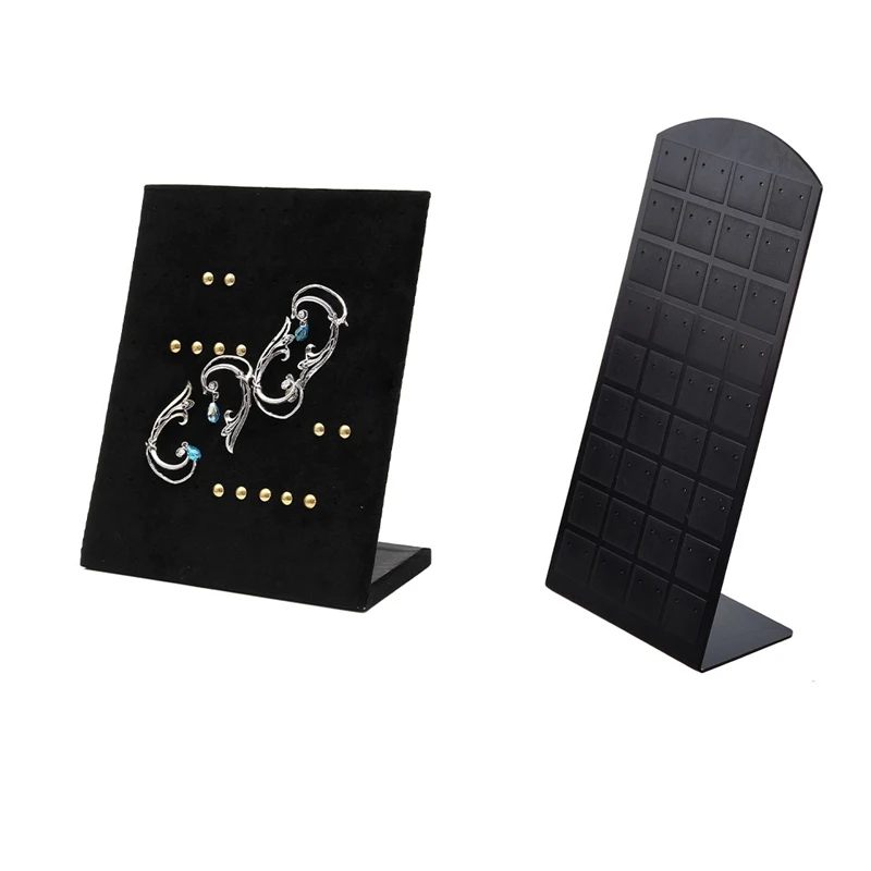 2 Pcs Fashion Plastic Display Jewelry Ear Stud Earrings Holder Display Show Case Stand 36 & 30
2 Pcs Fashion Plastic Display Jewelry Ear Stud Earrings Holder Display Show Case Stand 36 & 30
