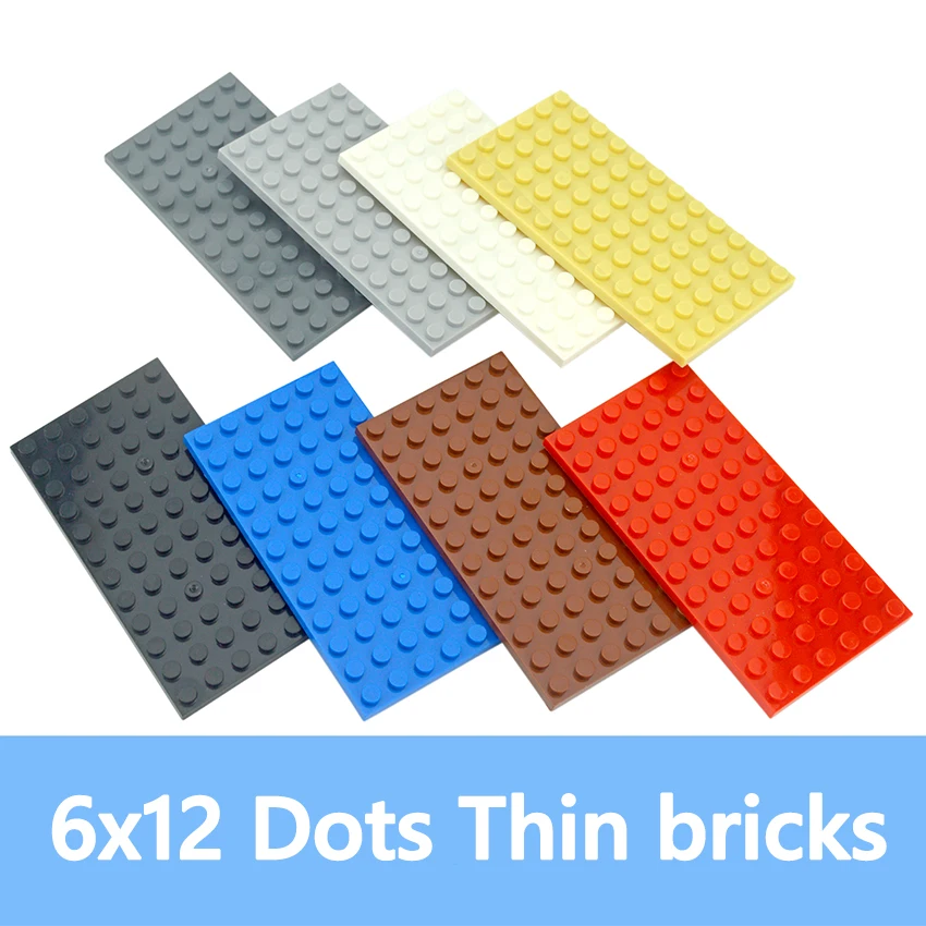 6pcs Assembles Particles 6x12 Thin Figures Bricks Educational DIY Building Blocks Creative Size Toys Compatible With 3028 Gift
6pcs Assembles Particles 6x12 Thin Figures Bricks Educational DIY Building Blocks Creative Size Toys Compatible With 3028 Gift