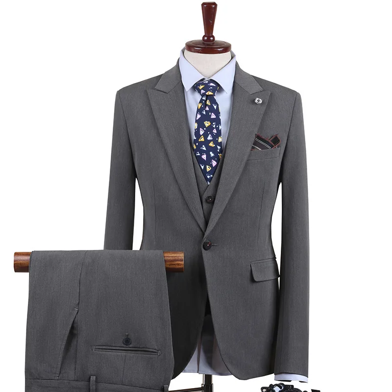 Men's suits the new suit three-piece wedding wedding dress small business men's suit men's cultivate morality
Men's suits the new suit three-piece wedding wedding dress small business men's suit men's cultivate morality