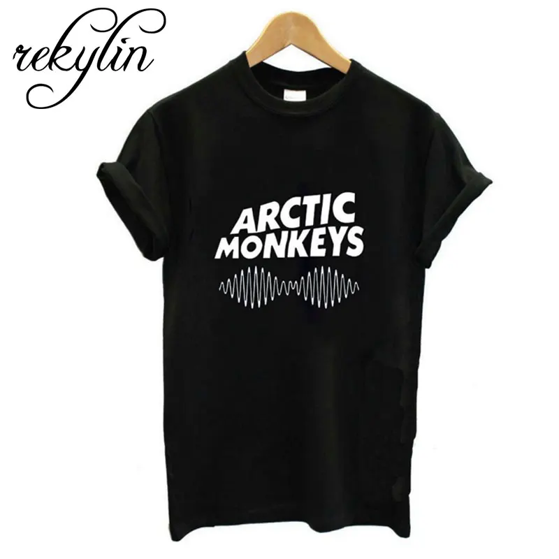 Женская футболка с принтом Полярные обезьяны смешные изделия из хлопка для
