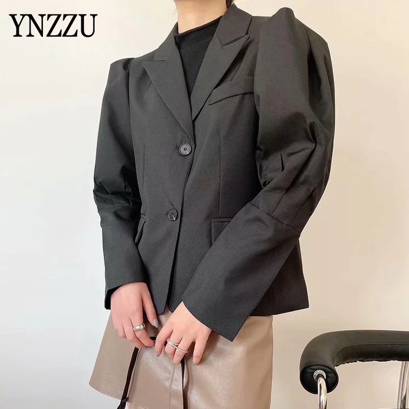 Spring Solid Color Elegant Red Blazer Women New Jacket Korean Style Puff Sleeve Single breasted Short Coat 2021 YNZZU 9O319
Spring Solid Color Elegant Red Blazer Women New Jacket Korean Style Puff Sleeve Single breasted Short Coat 2021 YNZZU 9O319