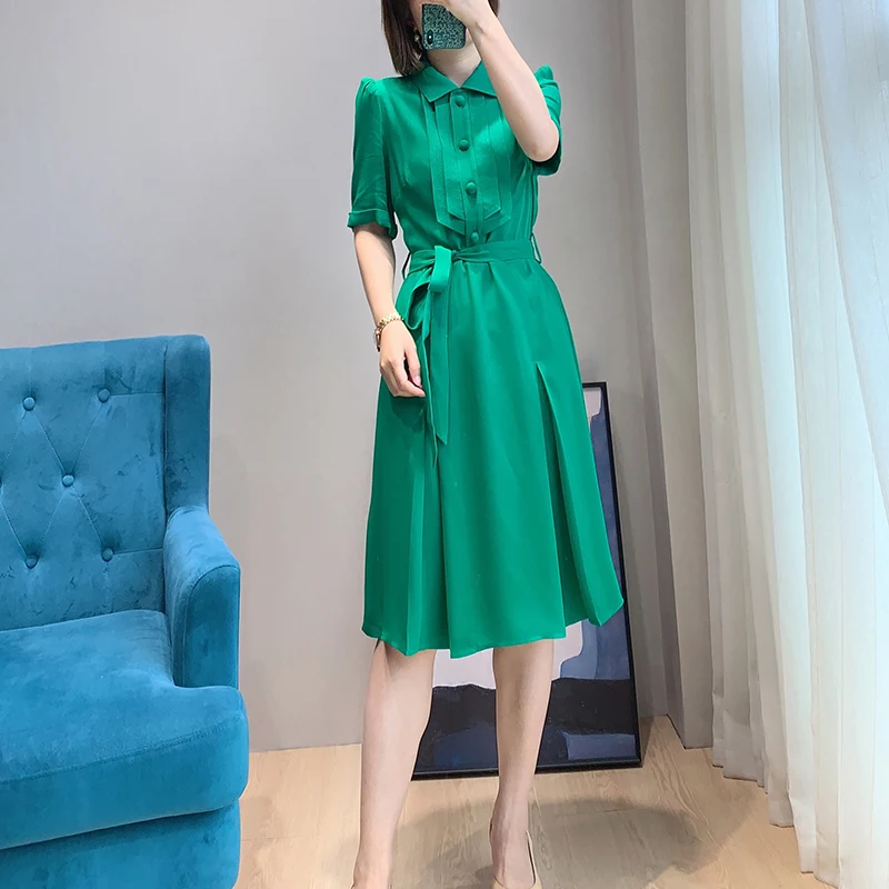2021 New Spring Summer Elagant Green Shirt Midi Short Sleeves Belted Dress UK 6-14
2021 New Spring Summer Elagant Green Shirt Midi Short Sleeves Belted Dress UK 6-14