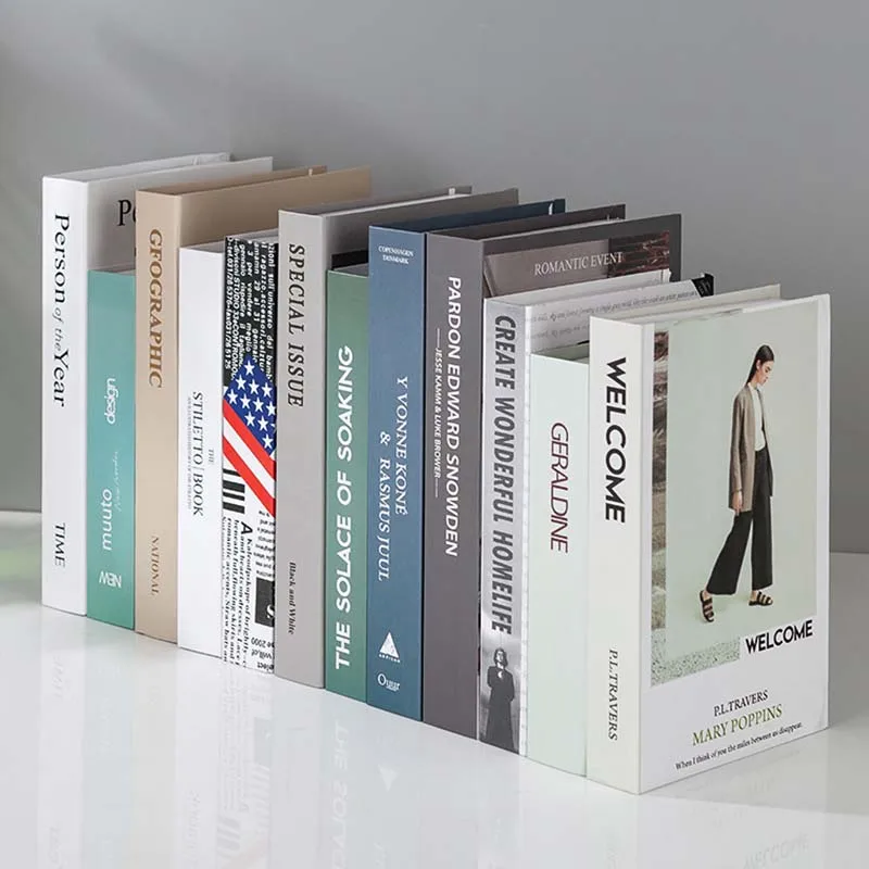 European Modern Fake Book Model Asimulation Book Furnishings Study Room Bookcase Desktop Ornament Home Decoration Accessories
European Modern Fake Book Model Asimulation Book Furnishings Study Room Bookcase Desktop Ornament Home Decoration Accessories
