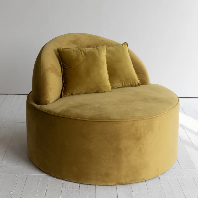 Unique Mid century retro minimalist circular shaped furniture leisure lounge chair single honey sofa set furniture
Unique Mid century retro minimalist circular shaped furniture leisure lounge chair single honey sofa set furniture