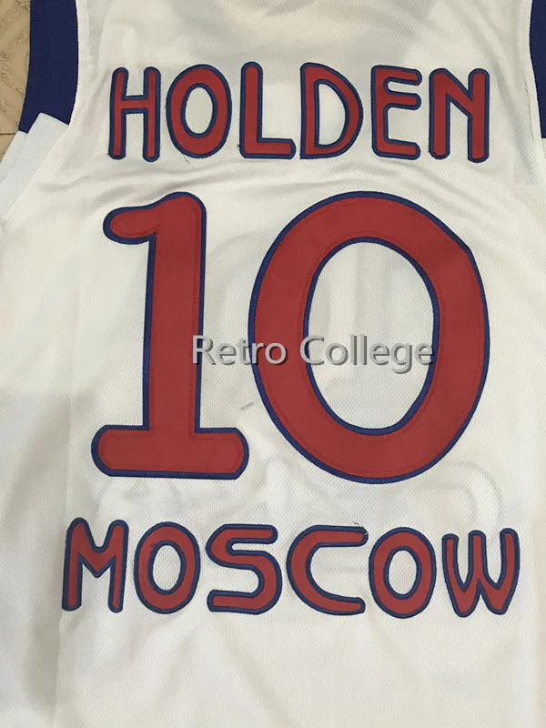 Mens 10 Jon Robert J.R. Holden CSAK TEAM RUSSIA Vintage Throwback Basketball Jersey Uniforms Stitched Shirts
Mens 10 Jon Robert J.R. Holden CSAK TEAM RUSSIA Vintage Throwback Basketball Jersey Uniforms Stitched Shirts