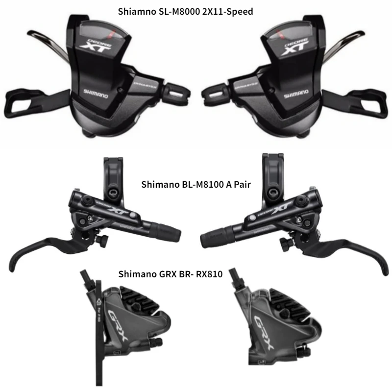 Shimano GRX BR RX810 BL M8100 SL M8000 2*11 скорость|Велосипедный переключатель| |