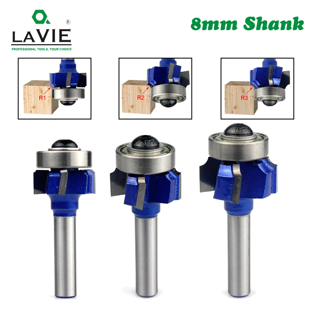 1pc 8MM Shank Z4 Corner Round Router Bit R1 R2 R3 Trim Edging Woodworking Milling Classical Cutter Bit for Wood
1pc 8MM Shank Z4 Corner Round Router Bit R1 R2 R3 Trim Edging Woodworking Milling Classical Cutter Bit for Wood