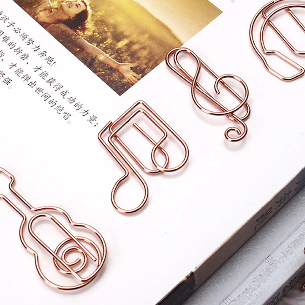 12pcs Metal Creative Musical Instrument Notes Shaped Paper Clips Mixed Style
12pcs Metal Creative Musical Instrument Notes Shaped Paper Clips Mixed Style
