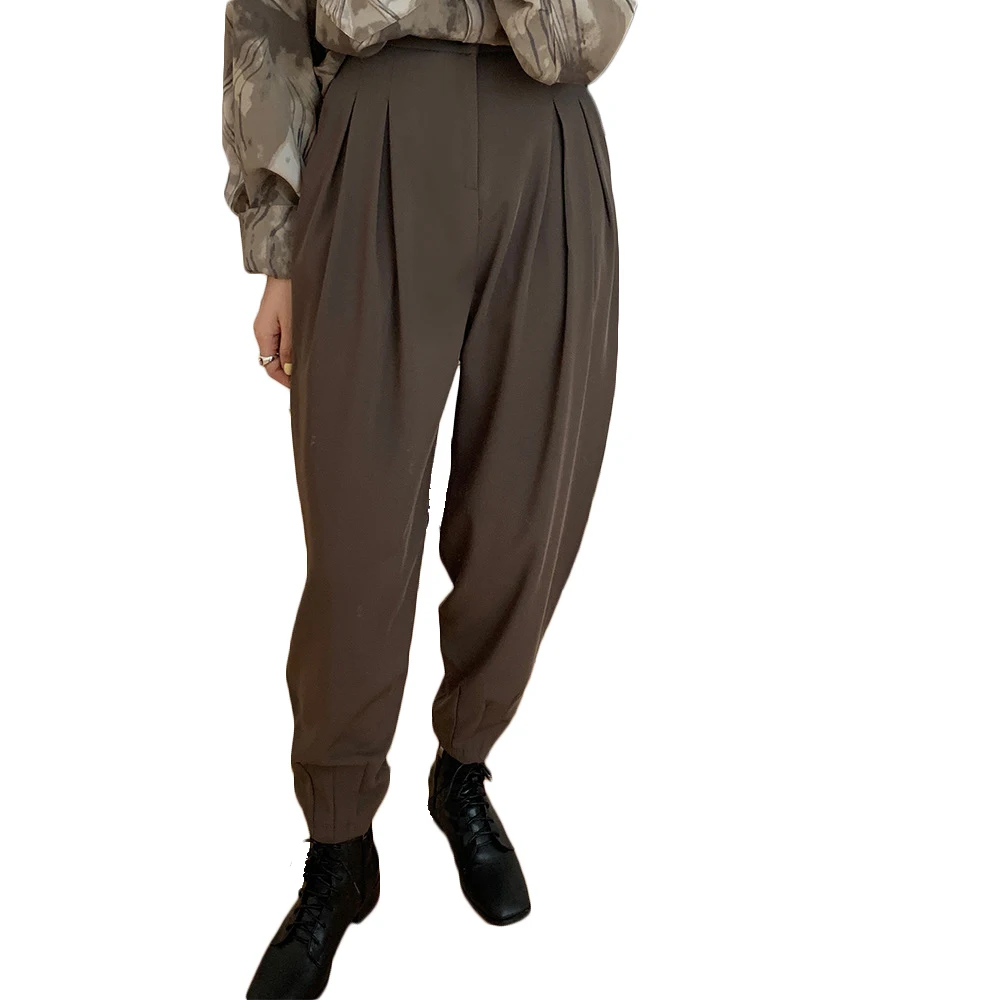 Spring Autumn Streetwear Harem Pants Women High Waist Pants Winter Loose Casual Suit Pants Female Trousers
Spring Autumn Streetwear Harem Pants Women High Waist Pants Winter Loose Casual Suit Pants Female Trousers