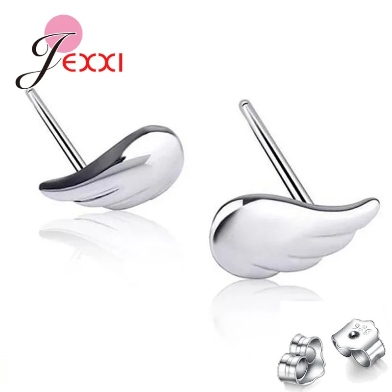 Fashion Authentic 925 Sterling Silver Wings Stud Earrings For Women Girl Charm Tiny Sterling Silver Christmas Gift Jewelry
Fashion Authentic 925 Sterling Silver Wings Stud Earrings For Women Girl Charm Tiny Sterling Silver Christmas Gift Jewelry