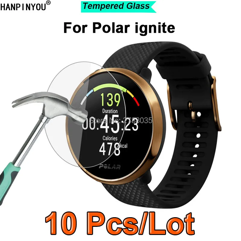 10 Pcs For Polar ignite Sport Smart Watch Clear 9H Hardness 2.5D Ultra-thin Toughened Tempered Glass Film Screen Protector Guard
10 Pcs For Polar ignite Sport Smart Watch Clear 9H Hardness 2.5D Ultra-thin Toughened Tempered Glass Film Screen Protector Guard